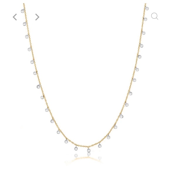 Meira T Signature Bezel Necklace. Stunning. - Picture 1 of 5